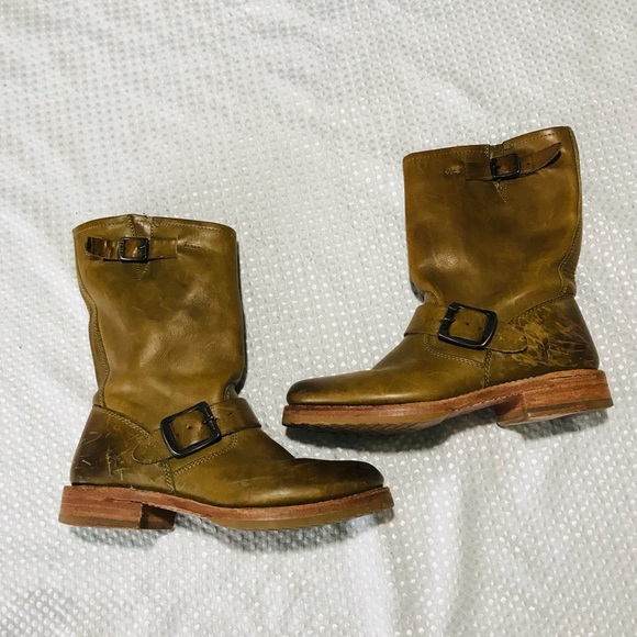 FRYE Veronica olive boots - Picture 4 of 16